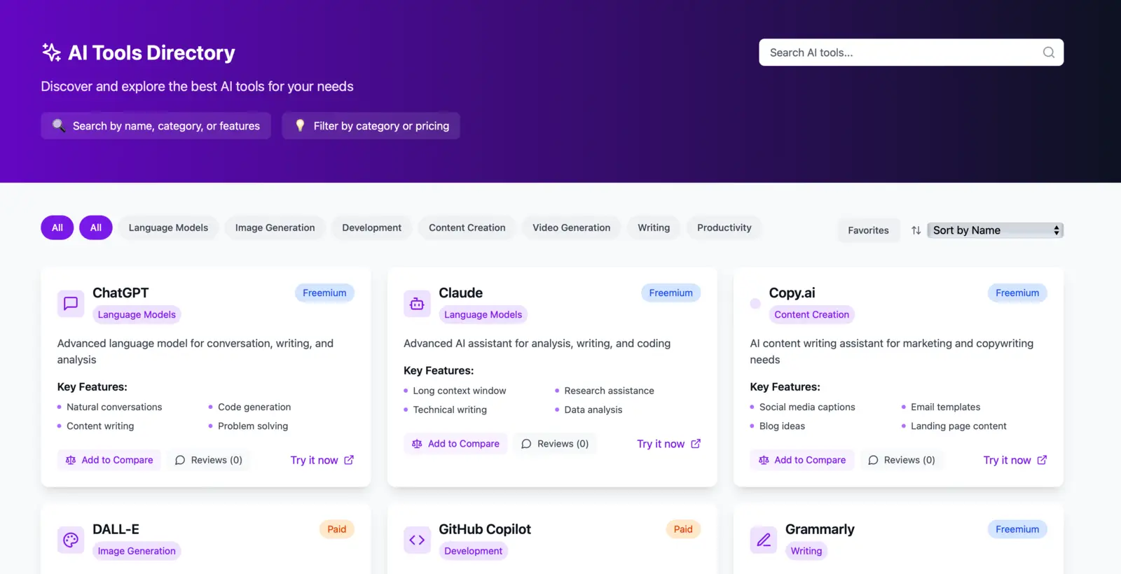 AI Tools Directory